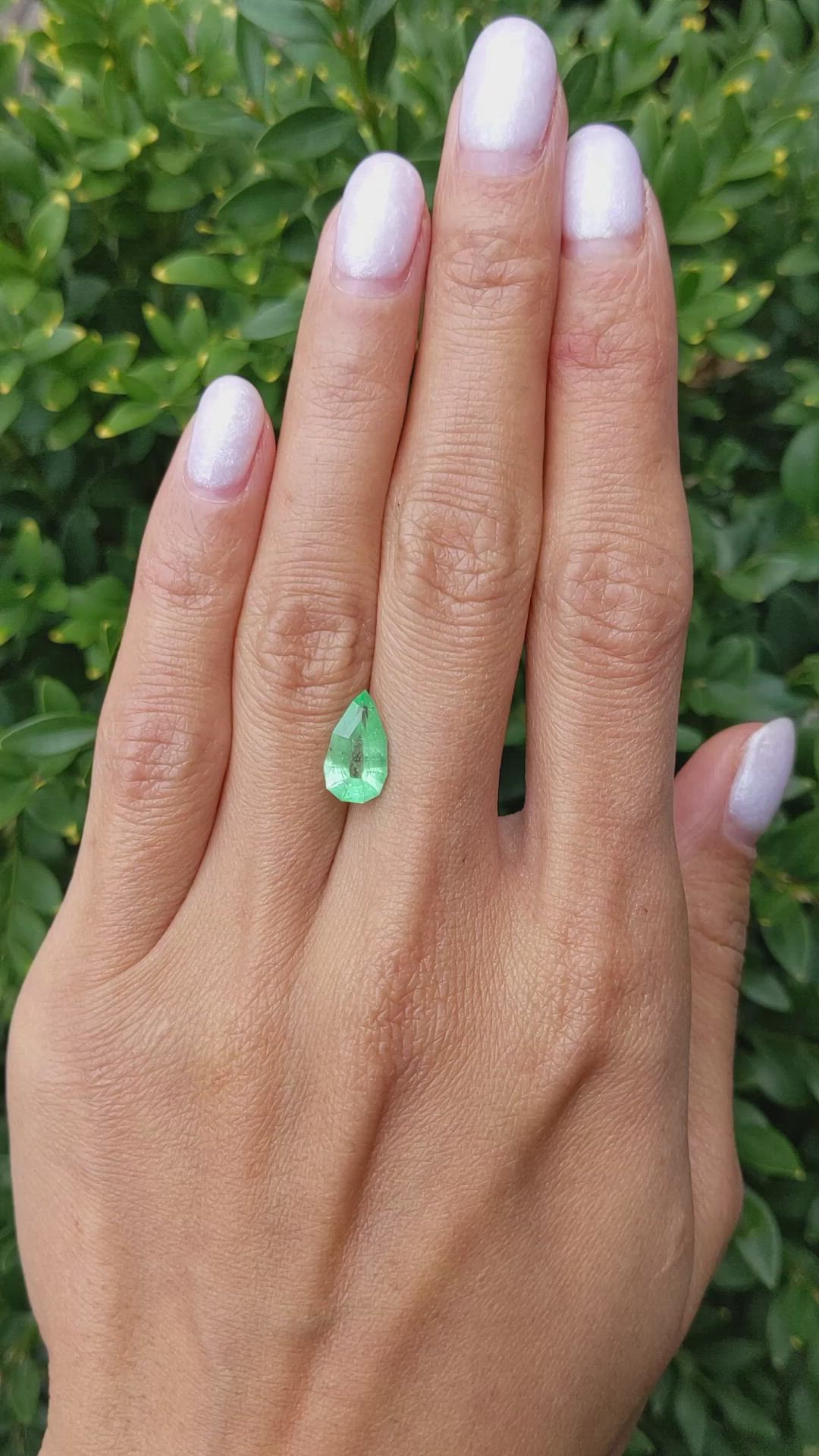 1.77 Ct. Emerald from Colombia Size Video