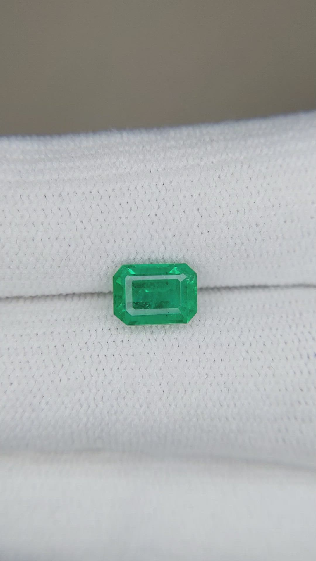 1.27 Ct. Emerald from Zambia Size Video