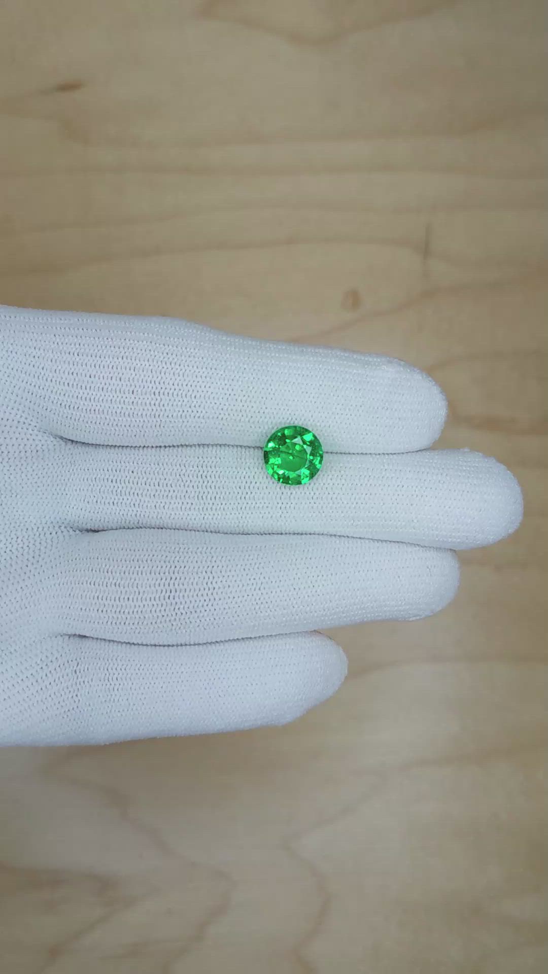 2.16 Ct. Emerald from Zambia Size Video