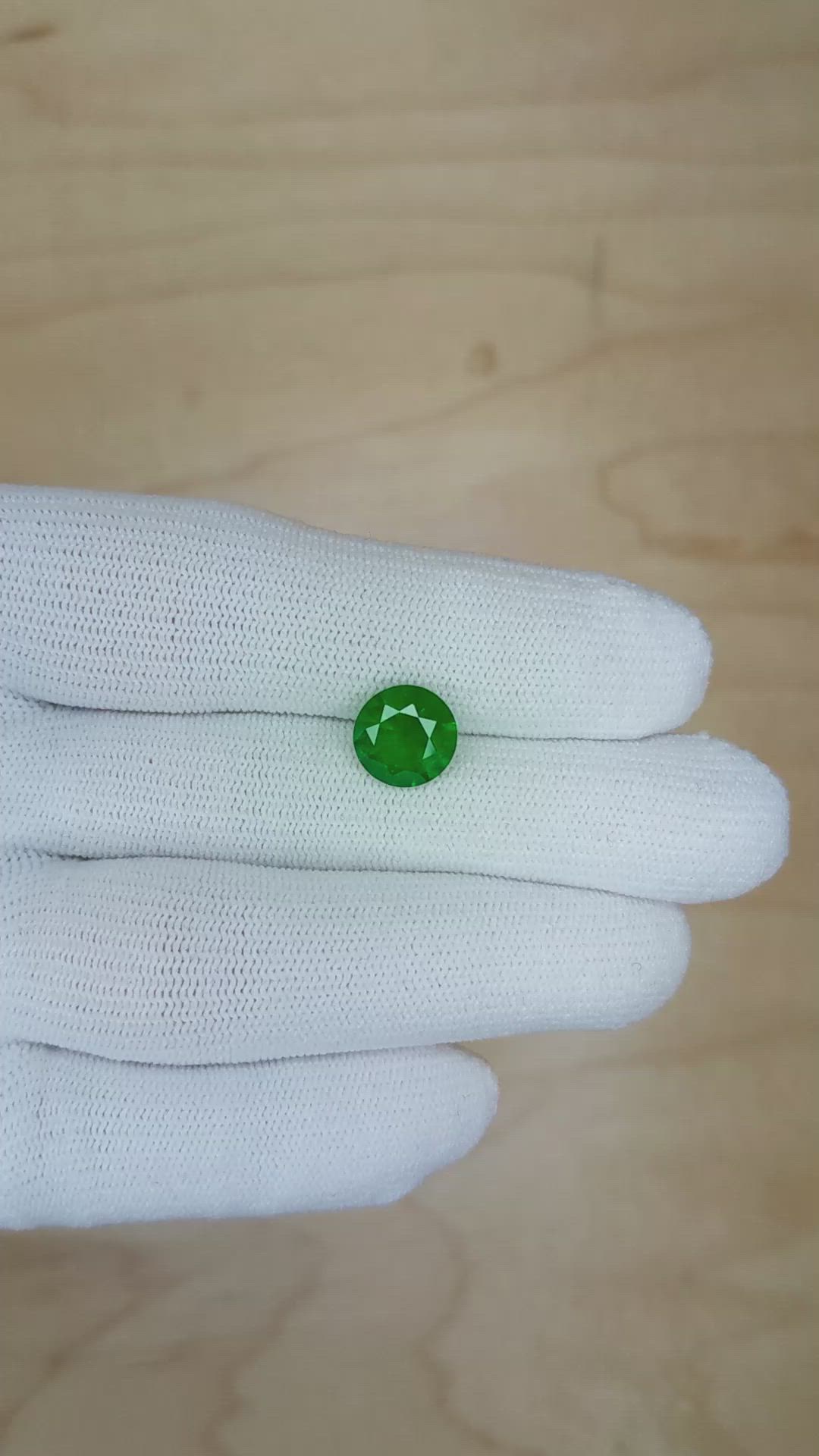 2.22 Ct. Emerald from Zambia Size Video