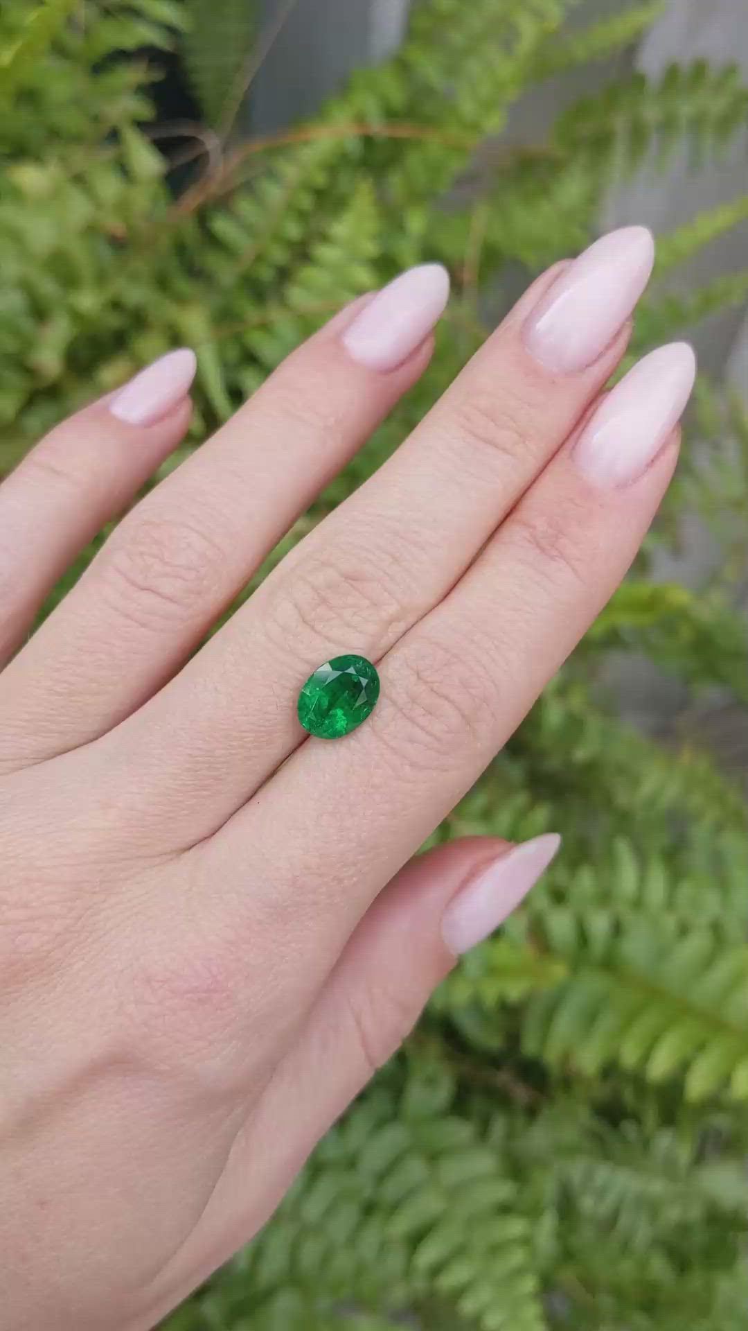 2.50 Ct. Emerald from Zambia Size Video