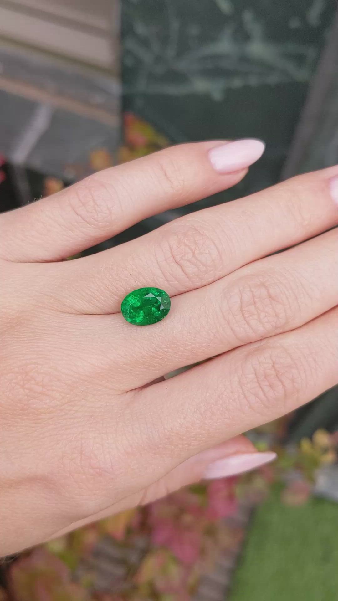 2.50 Ct. Emerald from Zambia Size Video