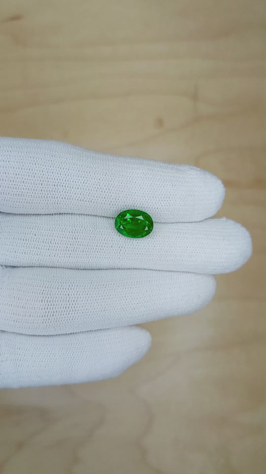 2.50 Ct. Emerald from Zambia Size Video