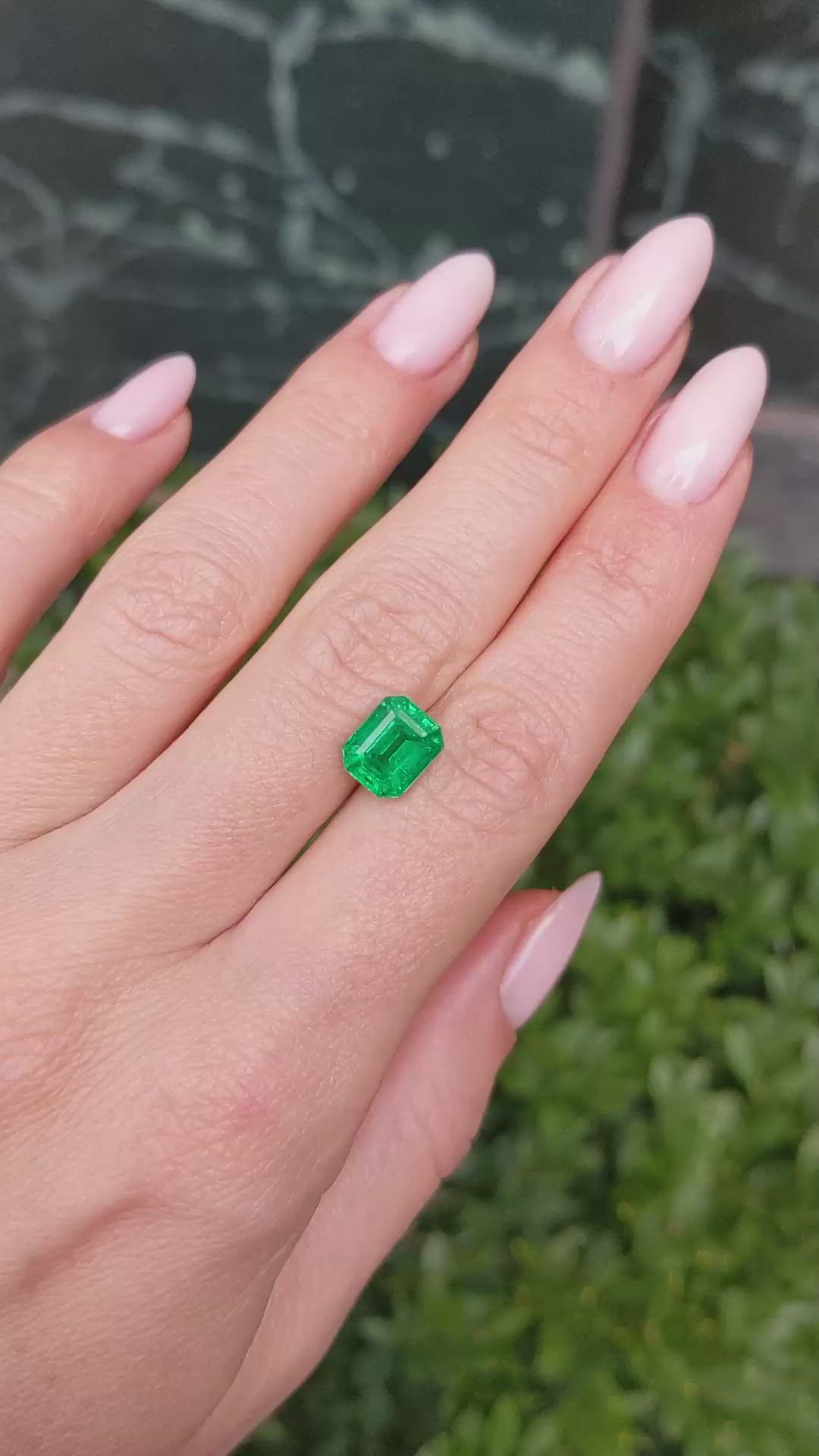 2.51 Ct. Emerald from Zambia Size Video