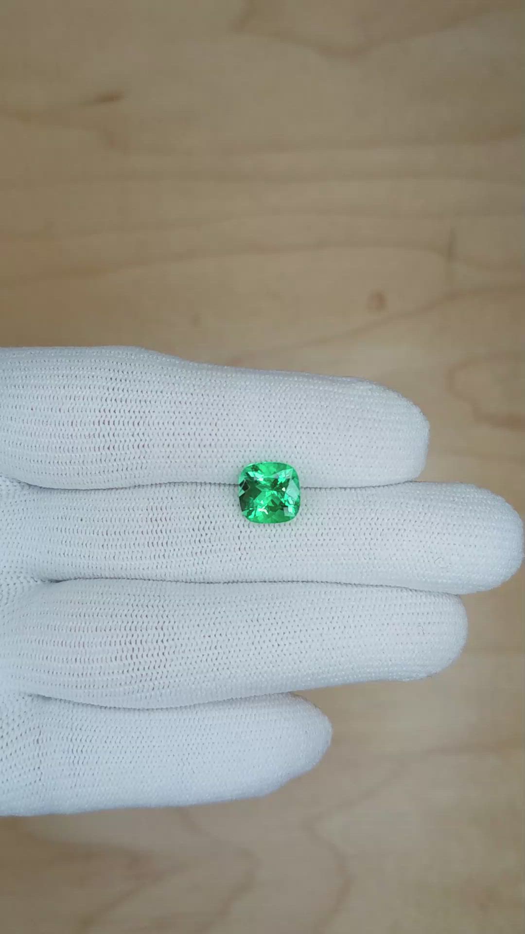 2.25 Ct. Emerald from Colombia Size Video