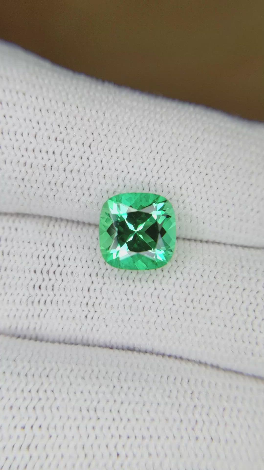 2.25 Ct. Emerald from Colombia Size Video