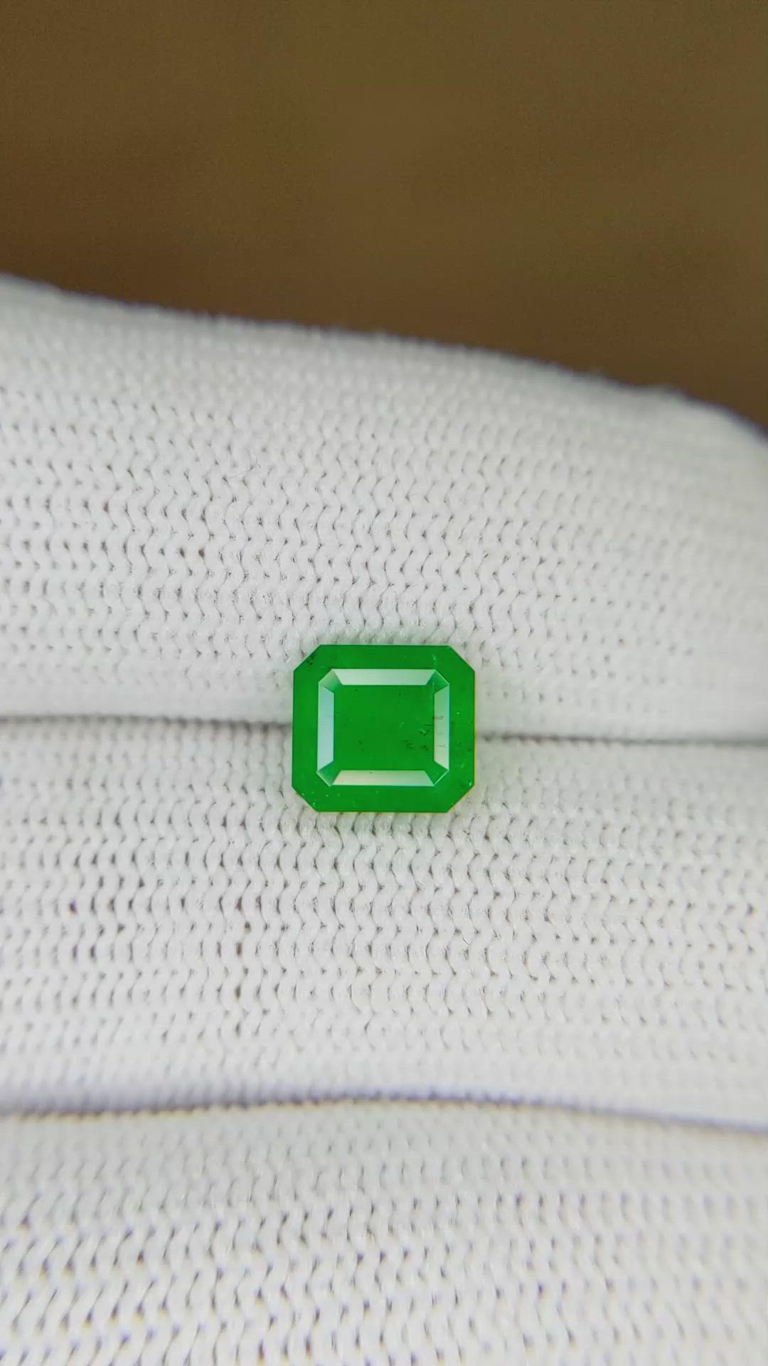 1.26 Ct. Emerald from Colombia Size Video