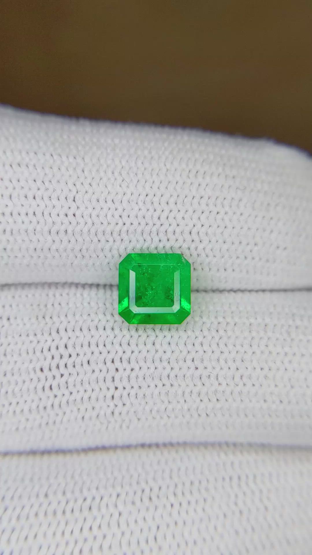 1.19 Ct. Emerald from Colombia Size Video