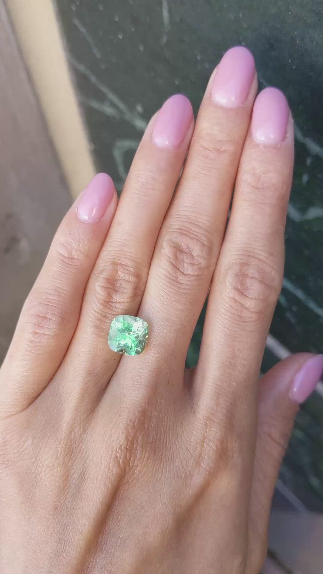 3.45 Ct. Emerald from Colombia Size Video