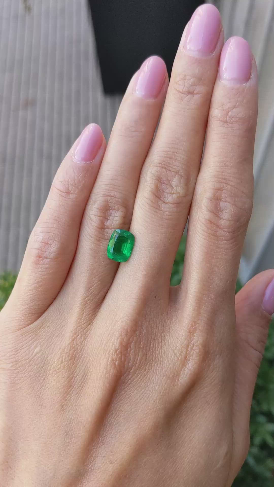 2.05 Ct. Emerald from Zambia Size Video
