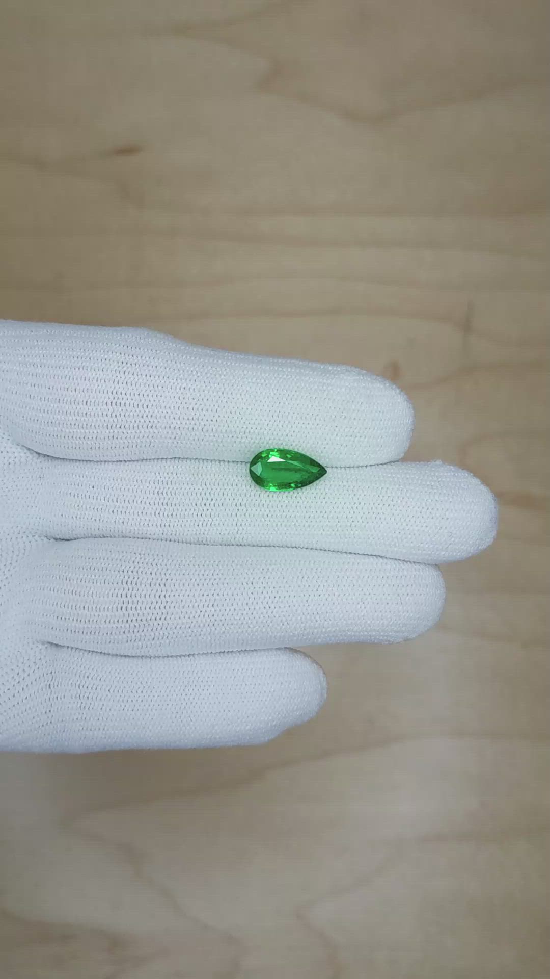 2.08 Ct. Emerald from Zambia Size Video