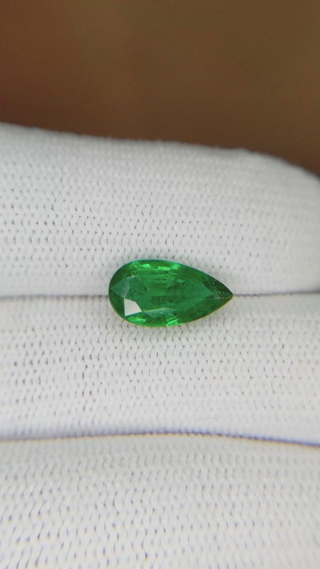 2.08 Ct. Emerald from Zambia Size Video