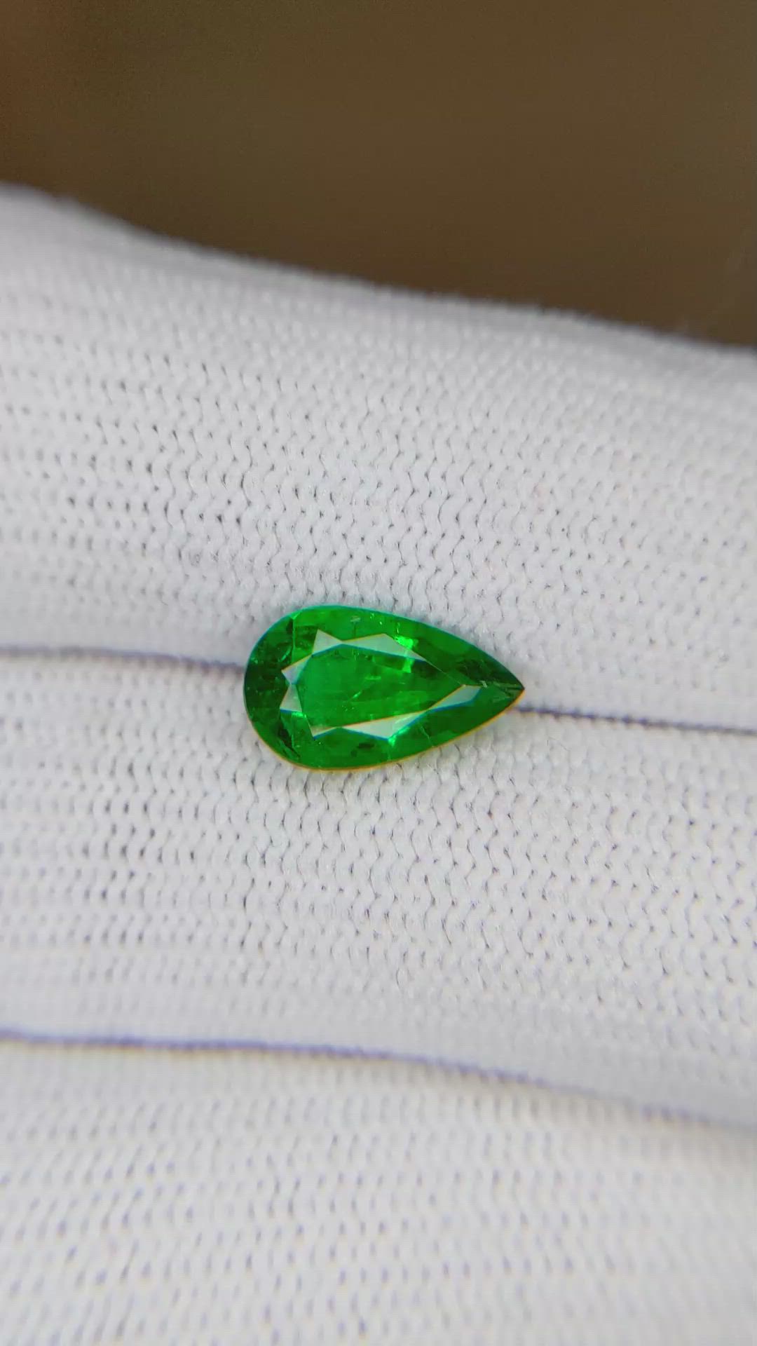 1.41 Ct. Emerald from Zambia Size Video