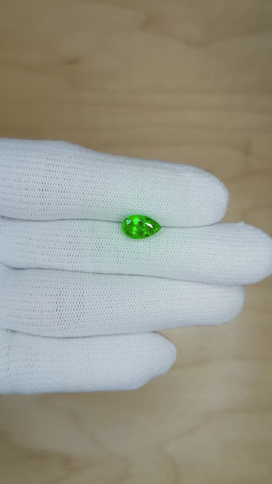 1.46 Ct. Emerald from Zambia Size Video