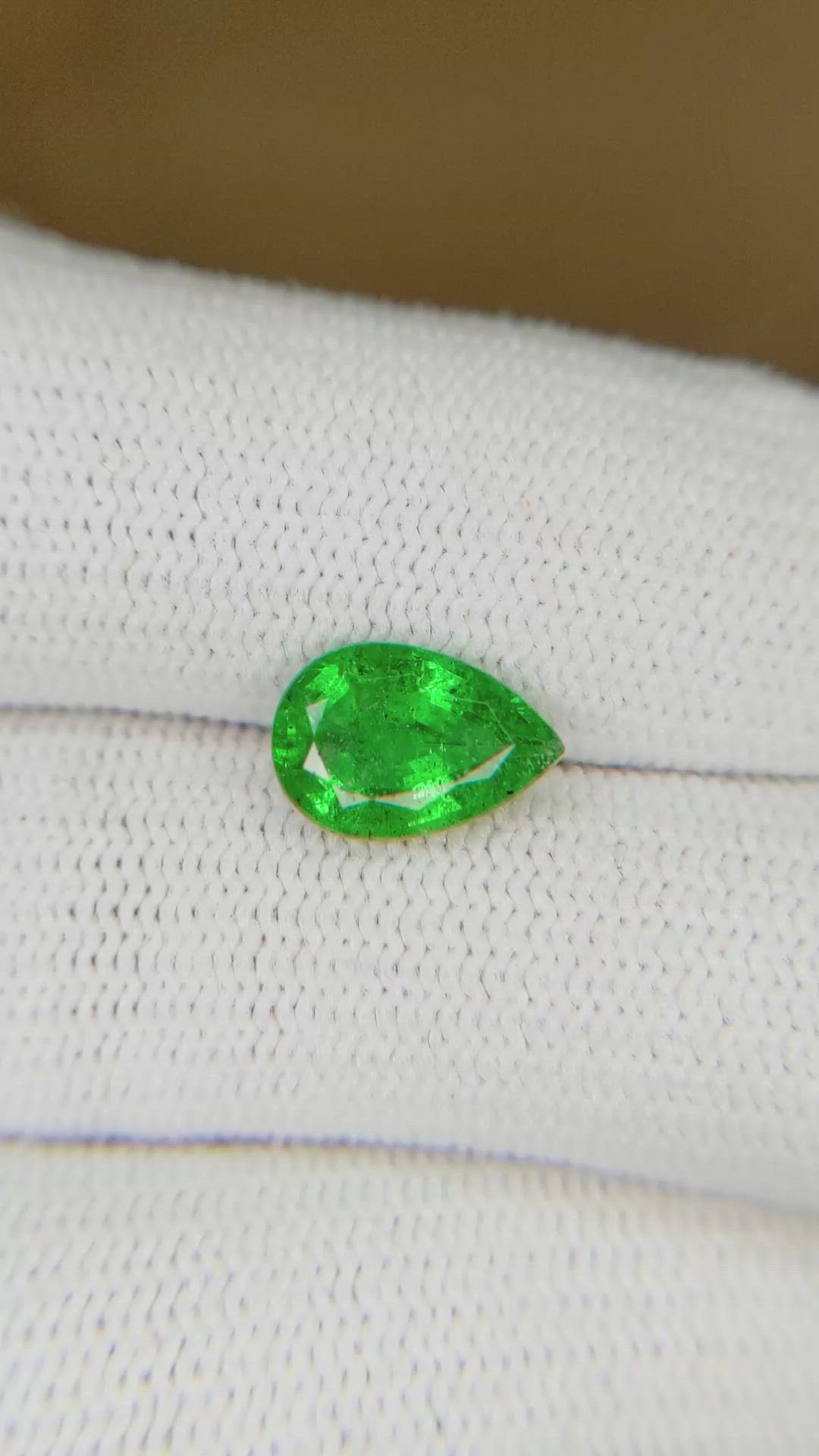 1.42 Ct. Emerald from Zambia Size Video