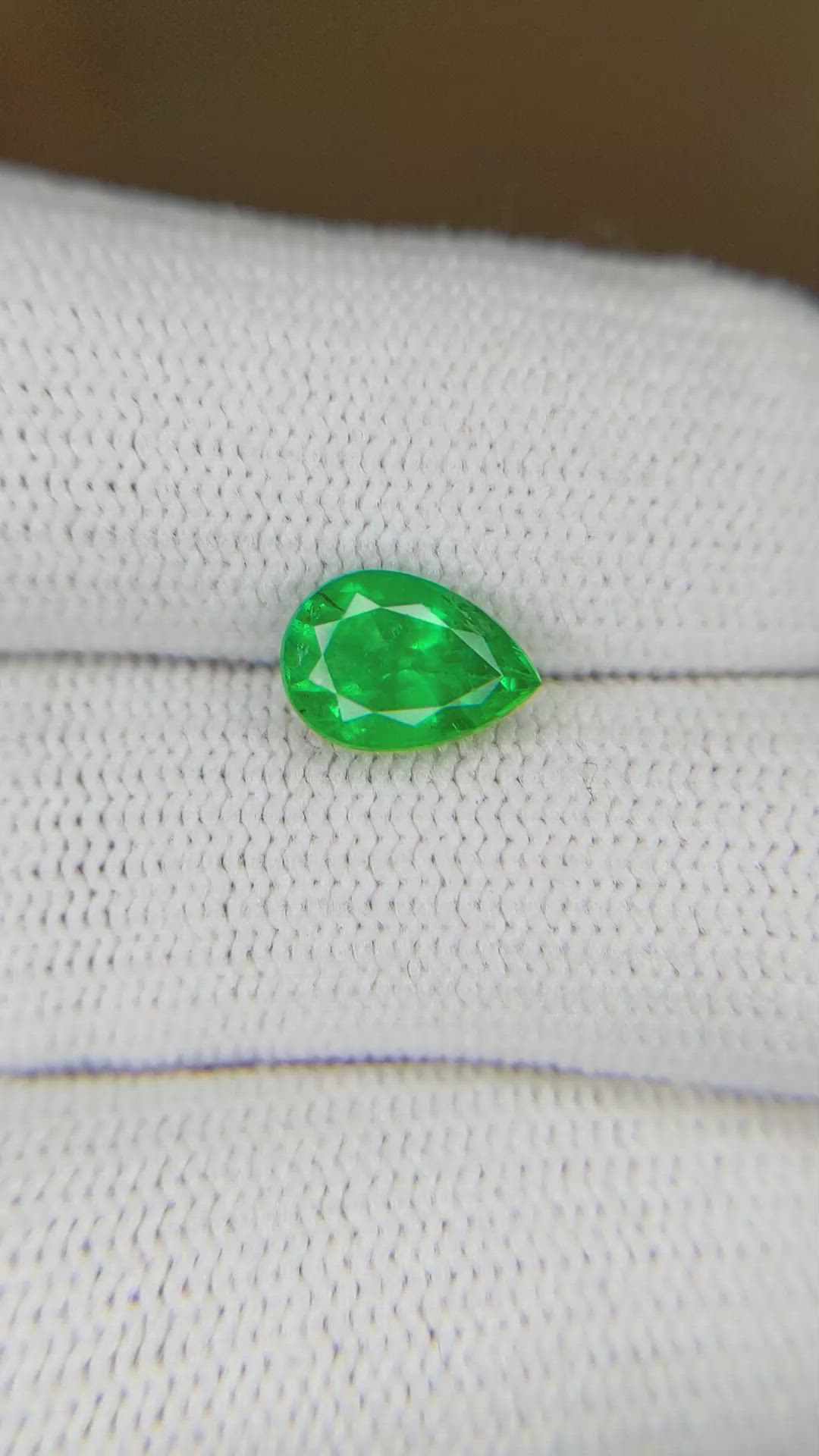 1.16 Ct. Emerald from Zambia Size Video