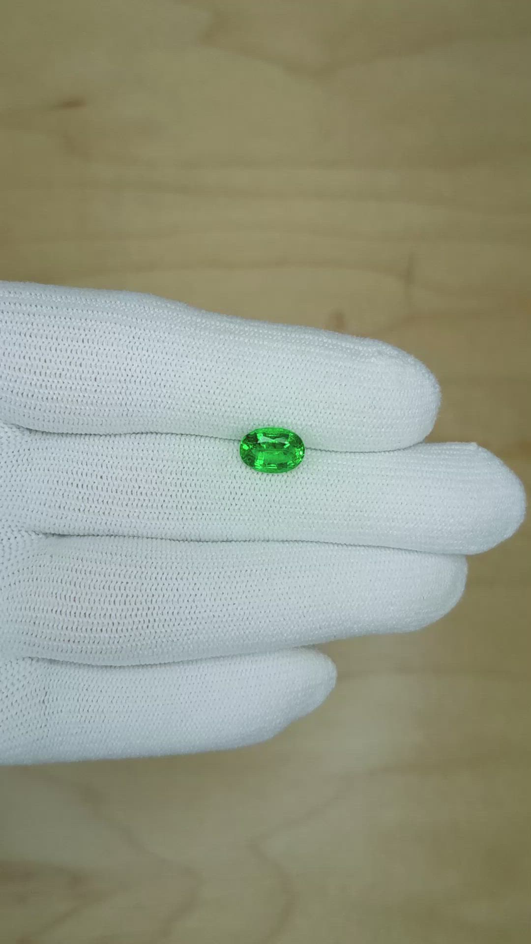 1.48 Ct. Emerald from Zambia Size Video