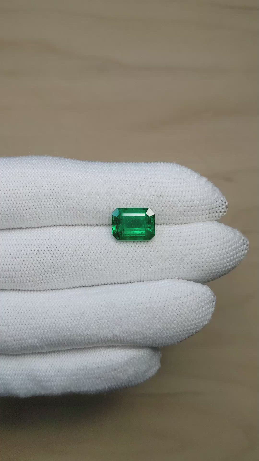 3.60 Ct. Emerald from Zambia Size Video