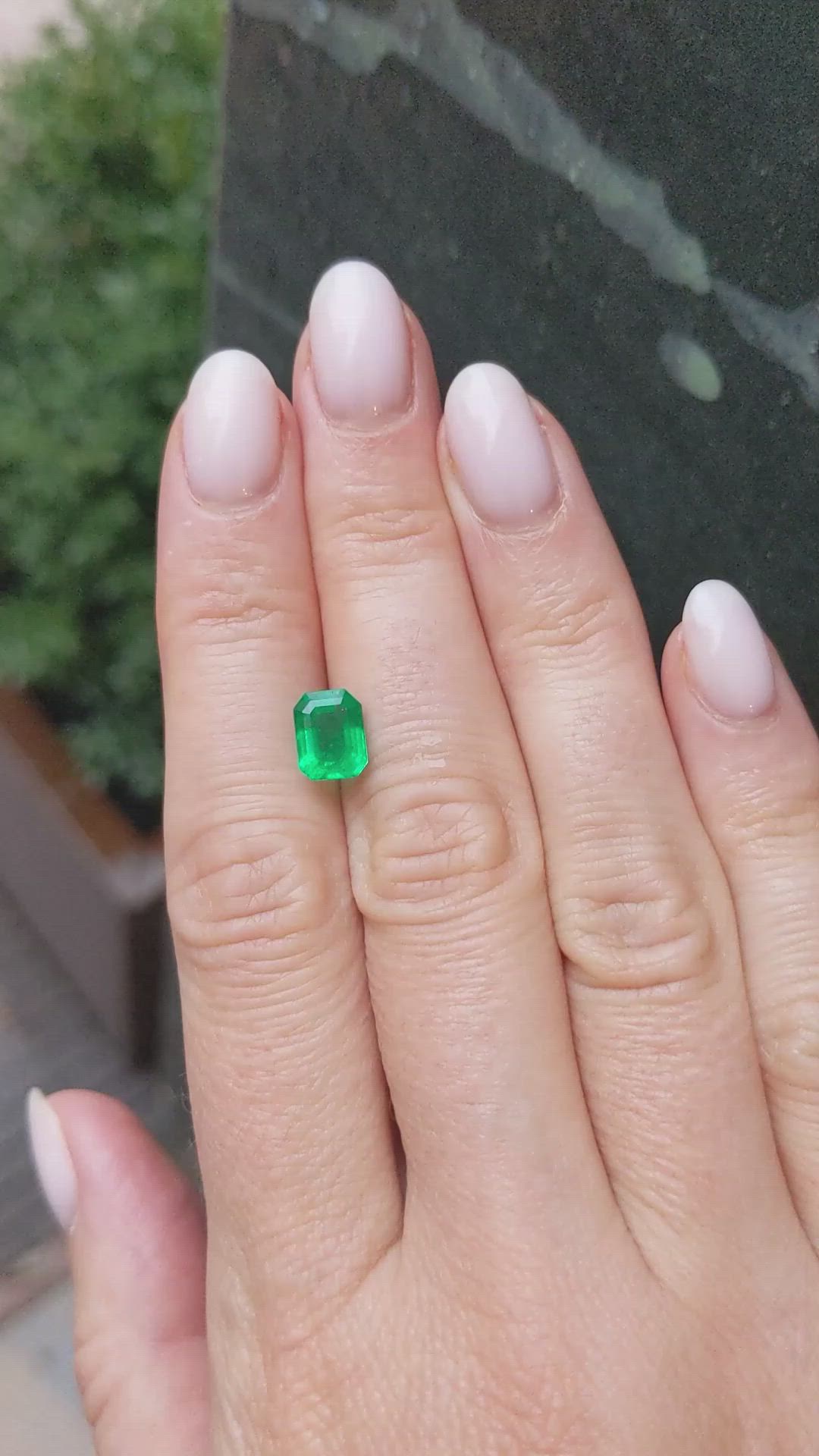 1.76 Ct. Emerald from Colombia Size Video