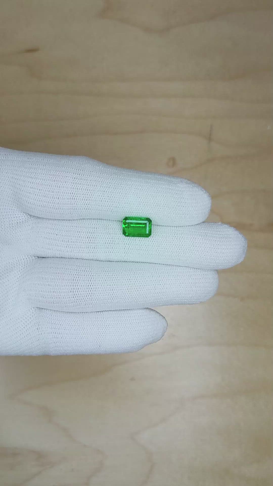 1.62 Ct. Emerald from Colombia Size Video