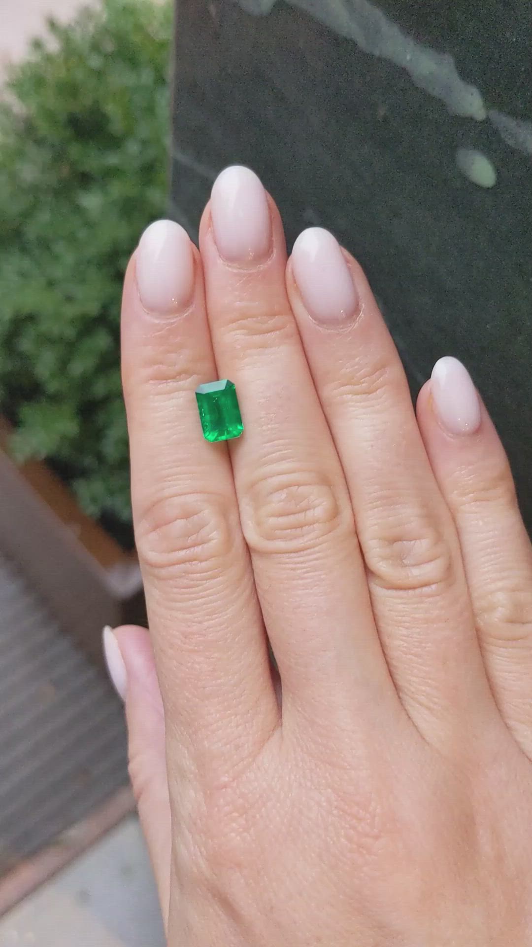 1.62 Ct. Emerald from Colombia Size Video