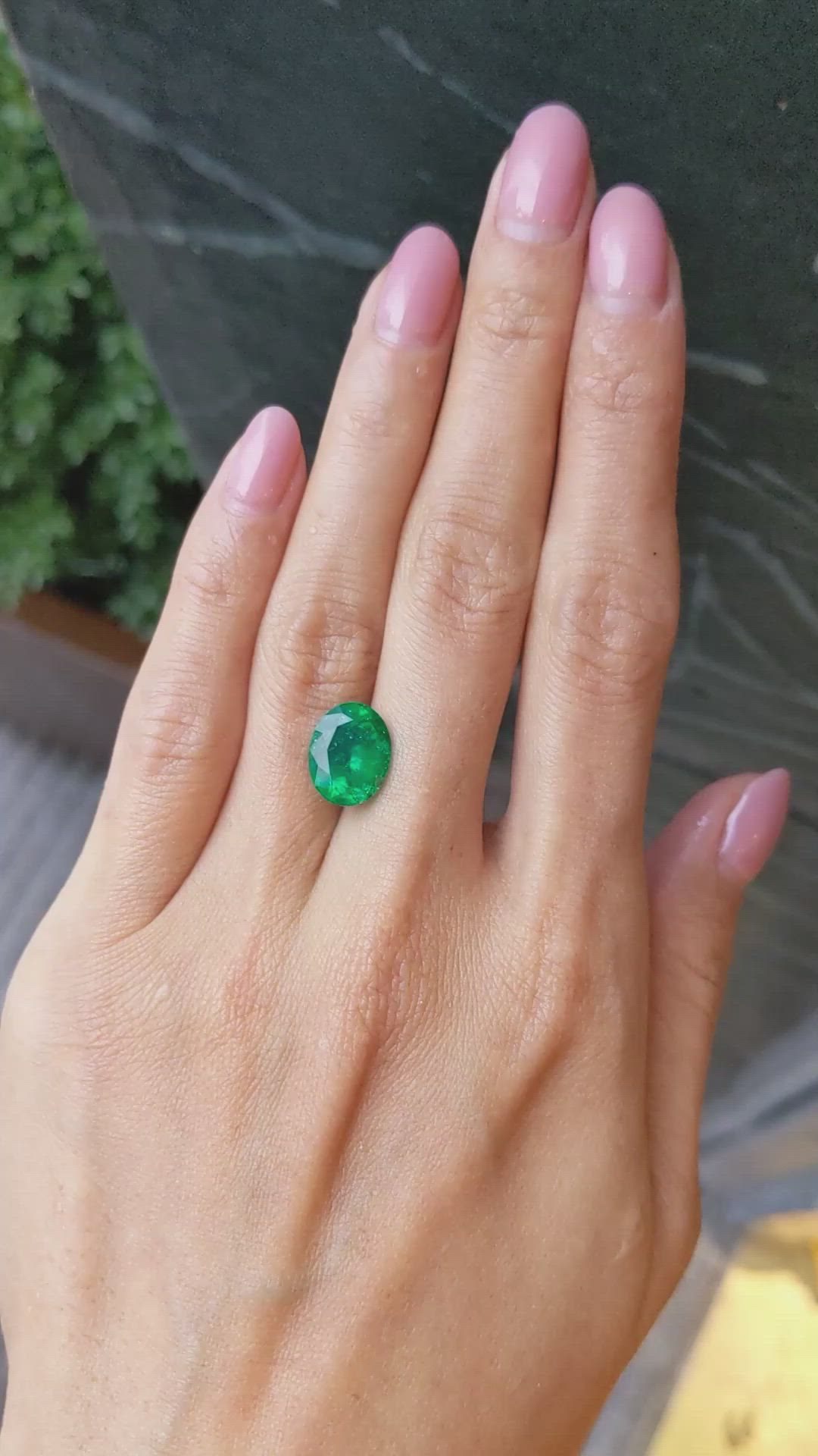 3.52 Ct. Emerald from Colombia Size Video