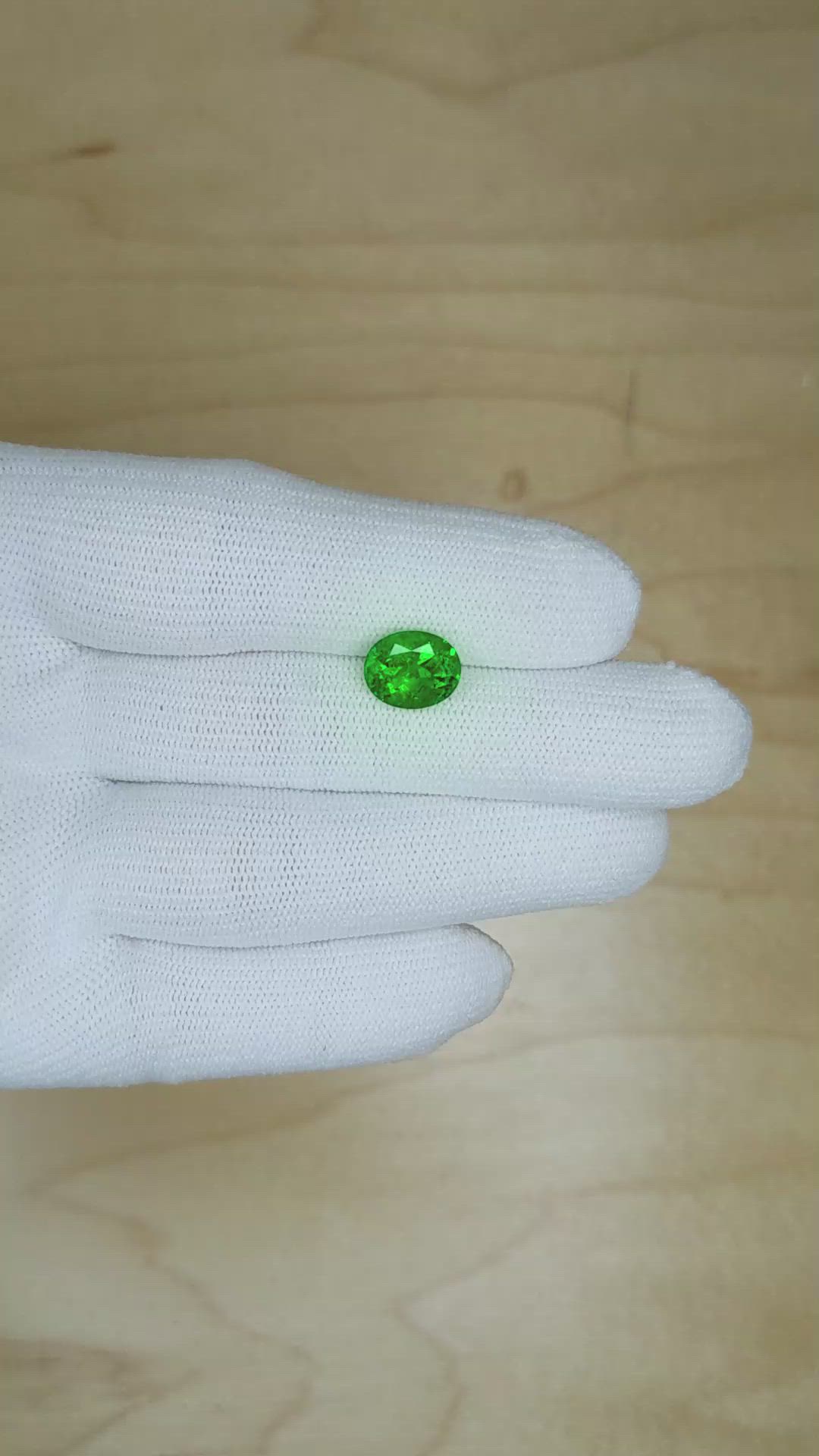 2.18 Ct. Emerald from Colombia Size Video