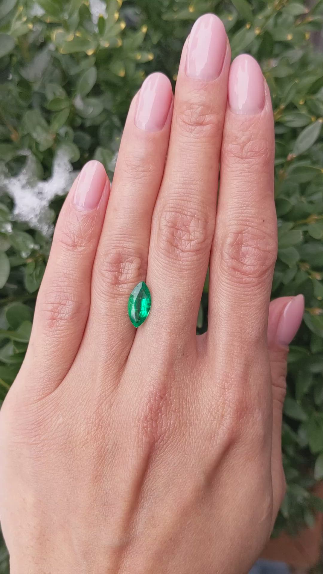 1.94 Ct. Emerald from Zambia Size Video