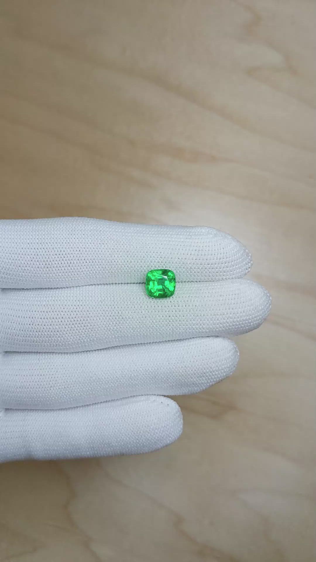 1.95 Ct. Emerald from Zambia Size Video