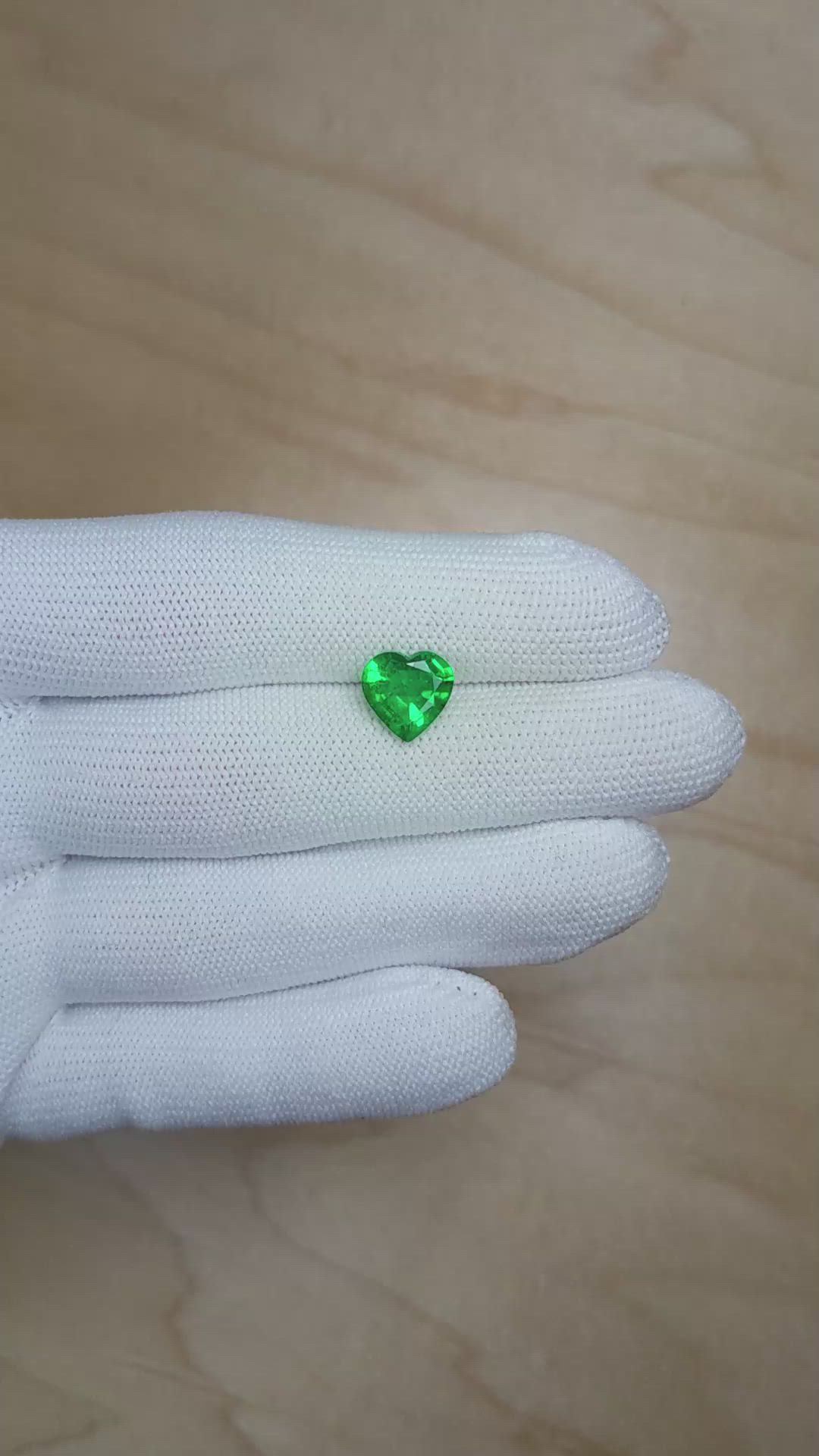 2.34 Ct. Emerald from Zambia Size Video