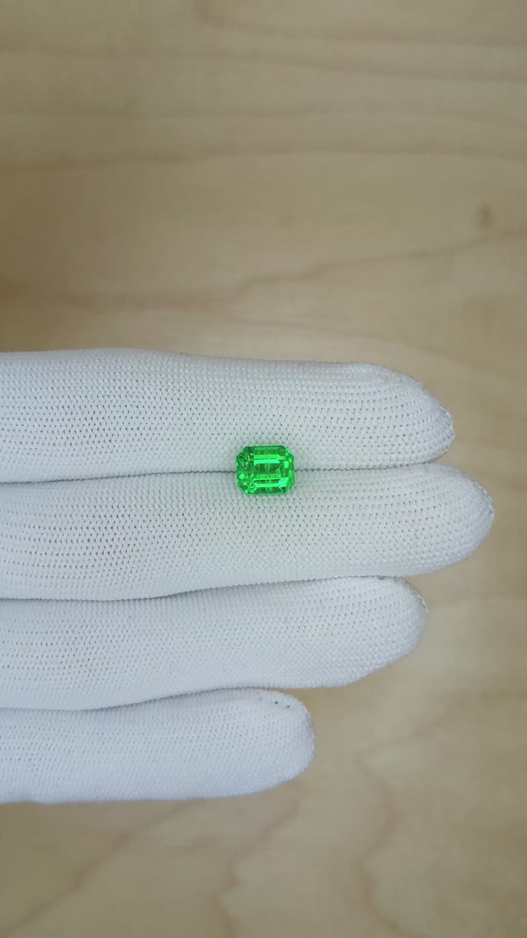 2.40 Ct. Emerald from Colombia Size Video