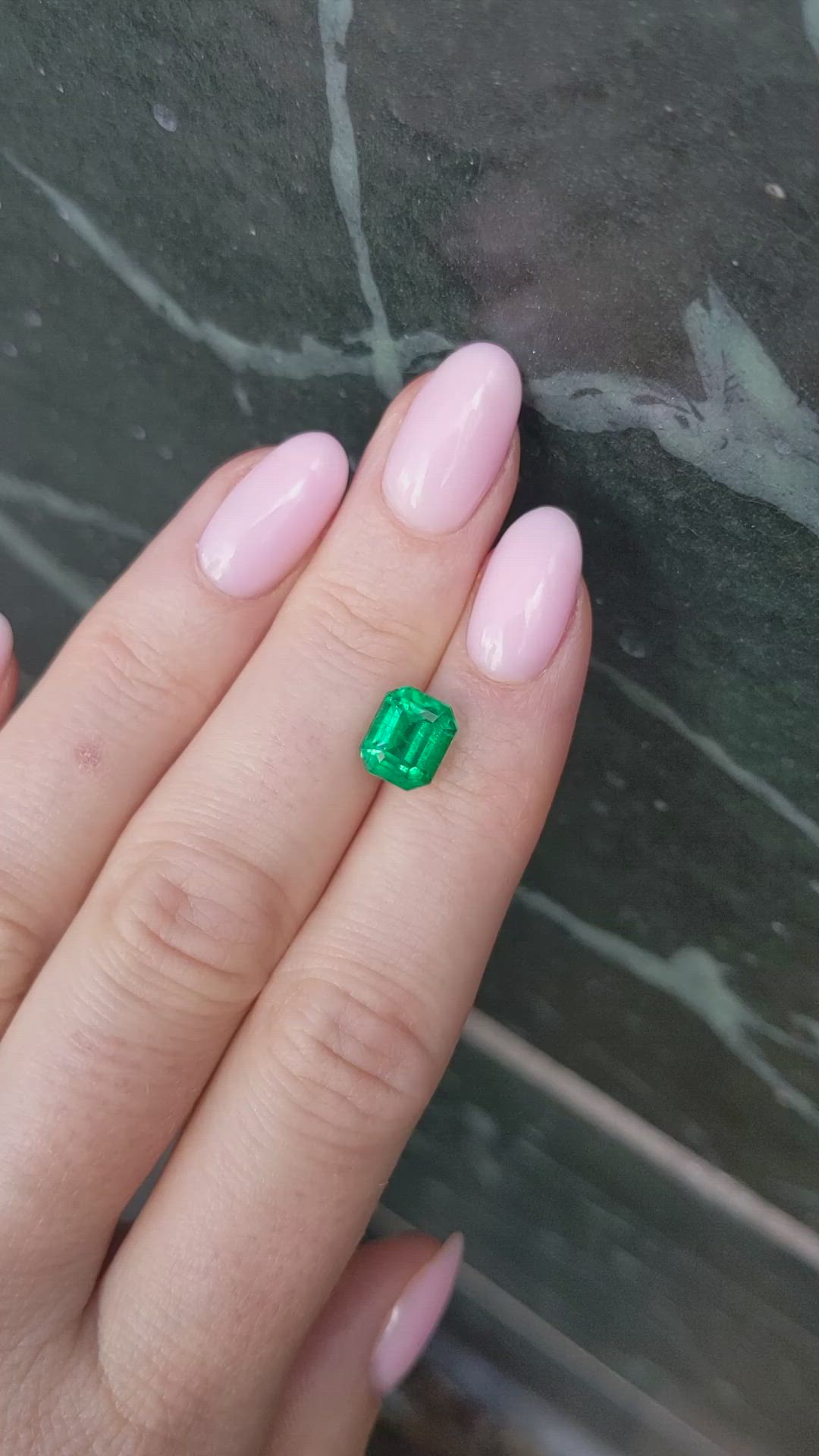 2.40 Ct. Emerald from Colombia Size Video