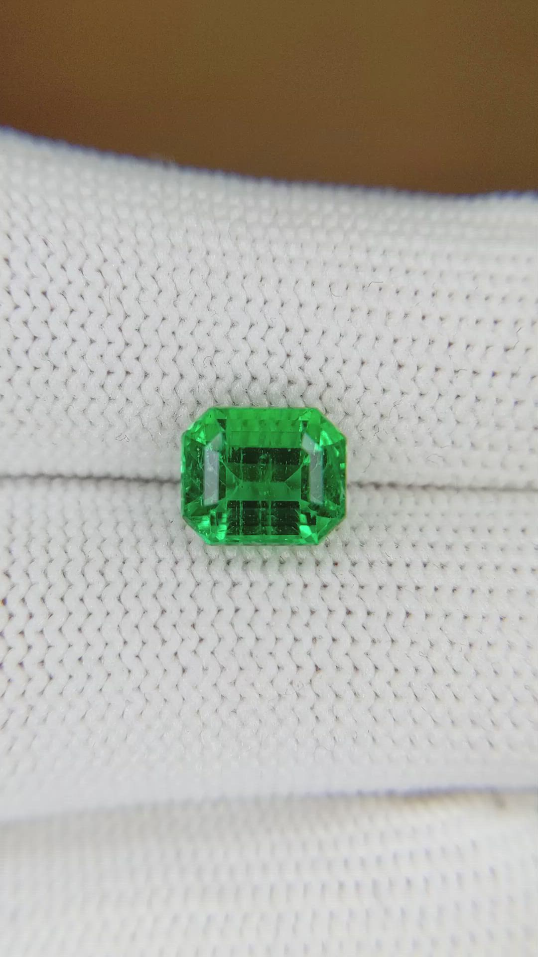 2.40 Ct. Emerald from Colombia Size Video