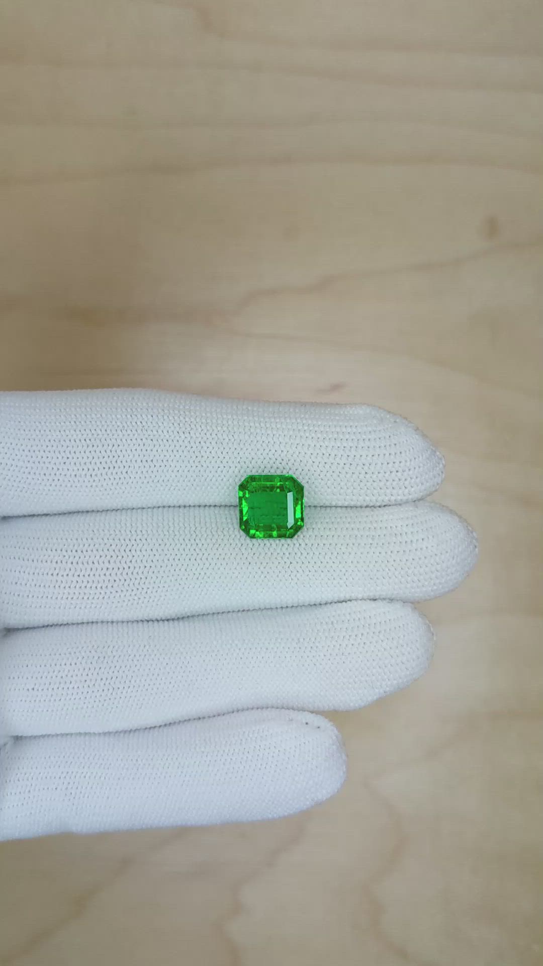 4.03 Ct. Emerald from Colombia Size Video