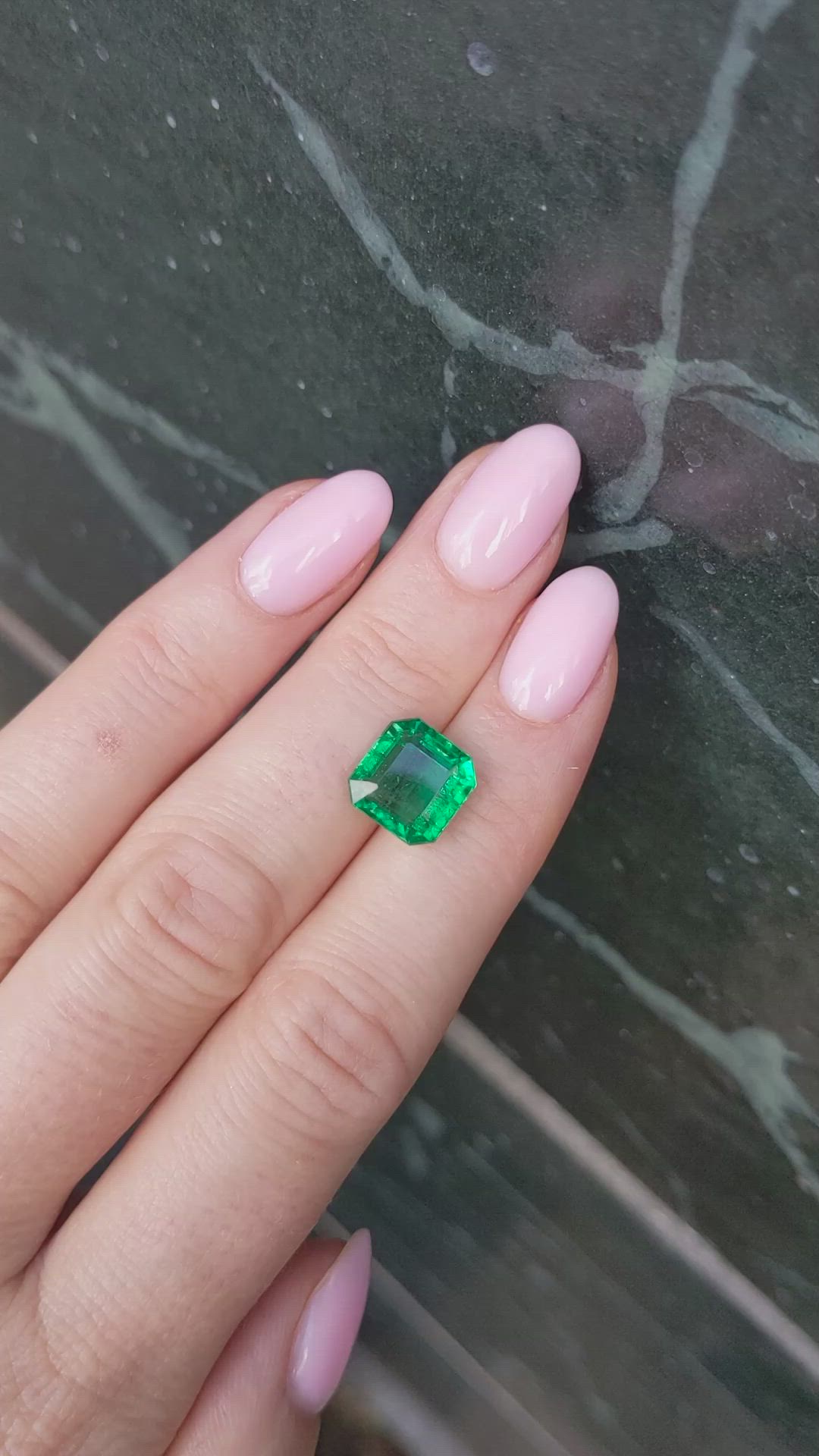 4.03 Ct. Emerald from Colombia Size Video