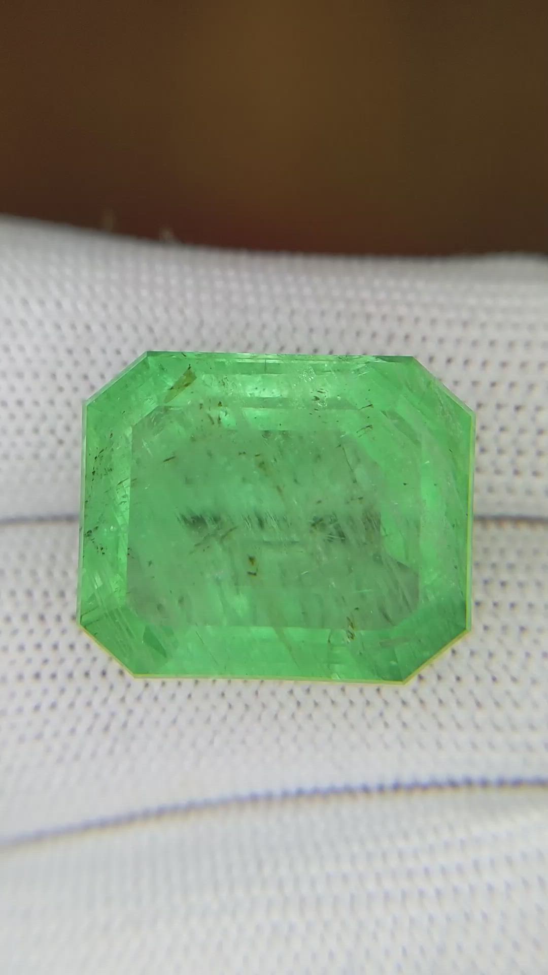 25.38 Ct. Emerald from Russia Size Video