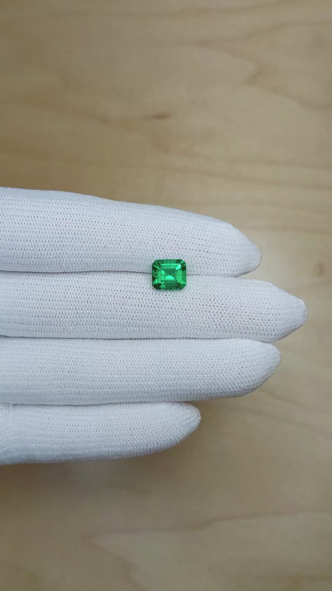1.77 Ct. Emerald from Colombia Size Video