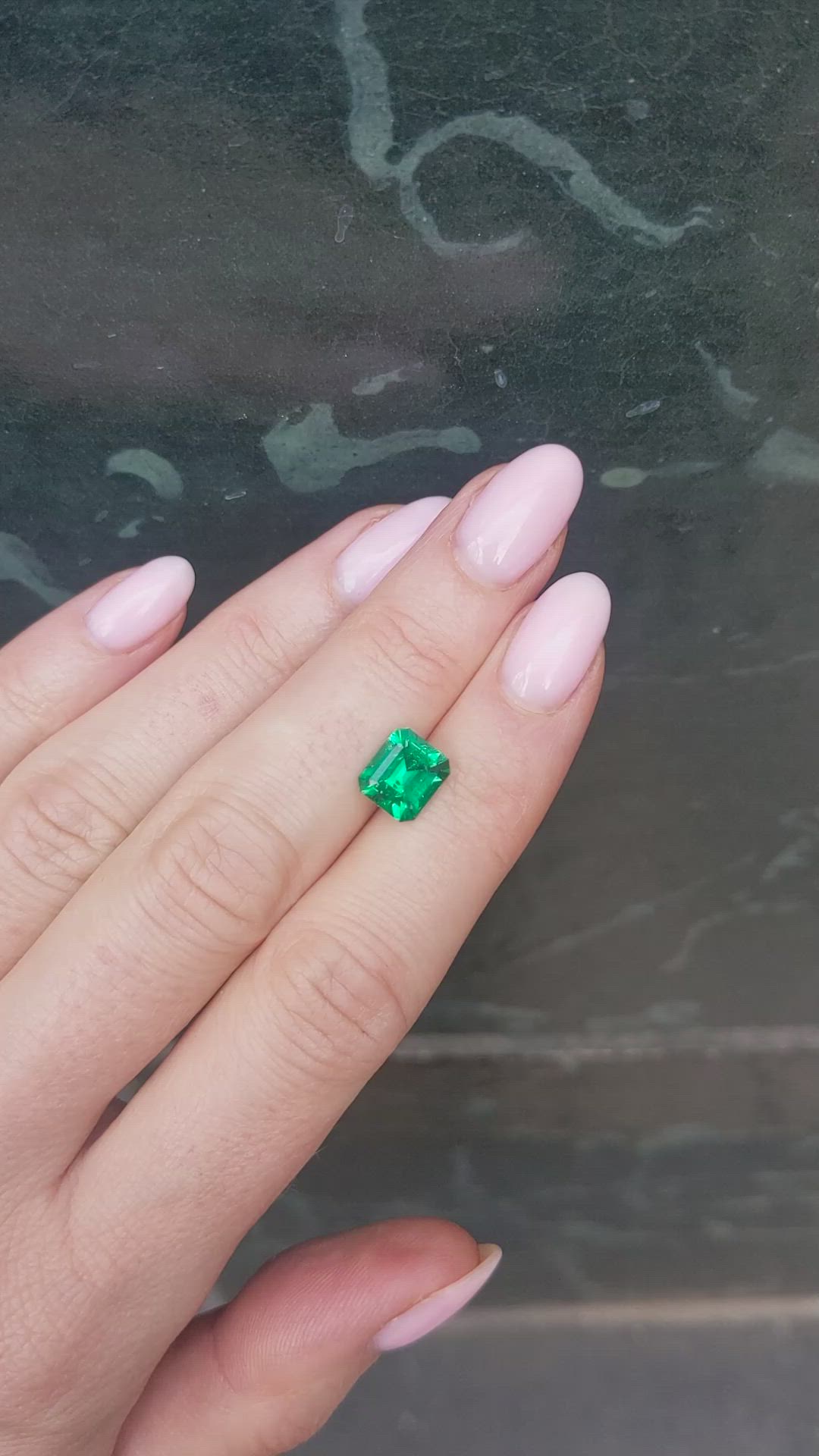 1.77 Ct. Emerald from Colombia Size Video