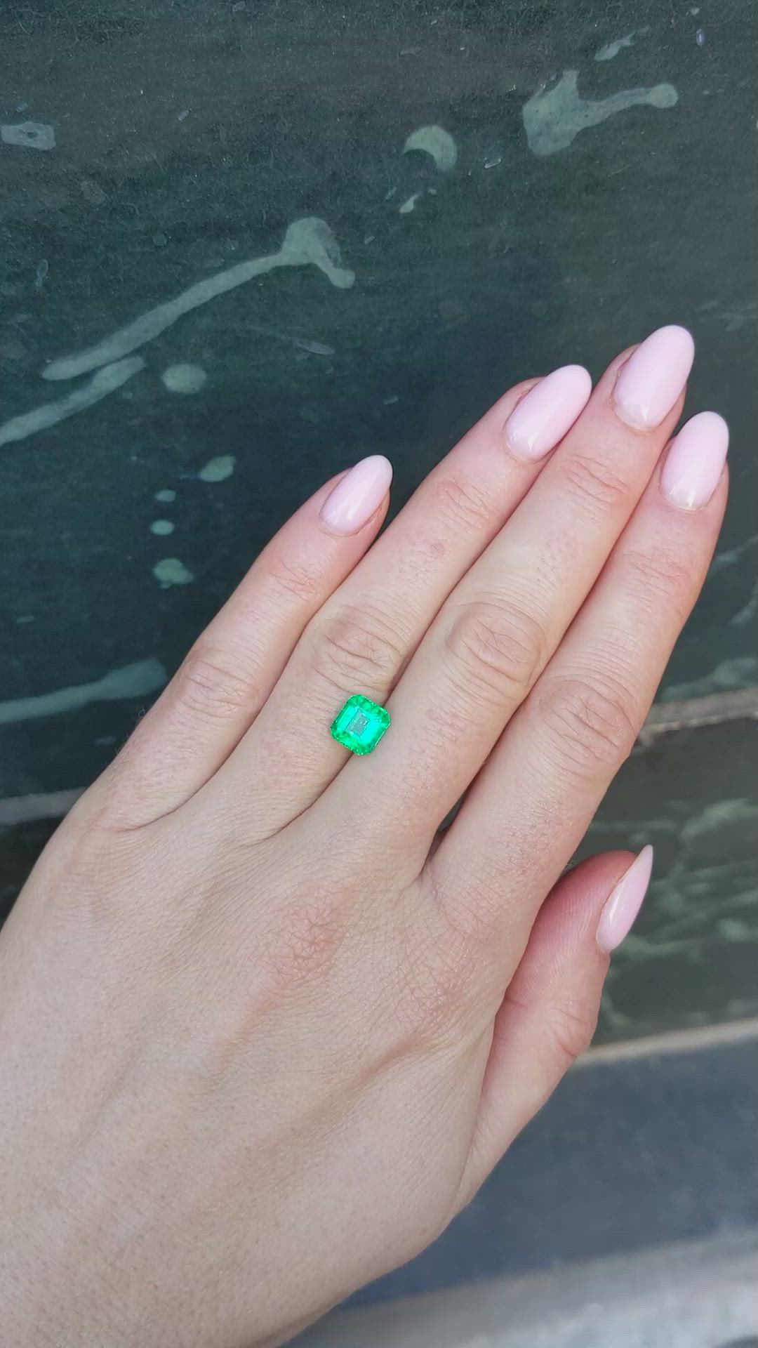 1.80 Ct. Emerald from Colombia Size Video