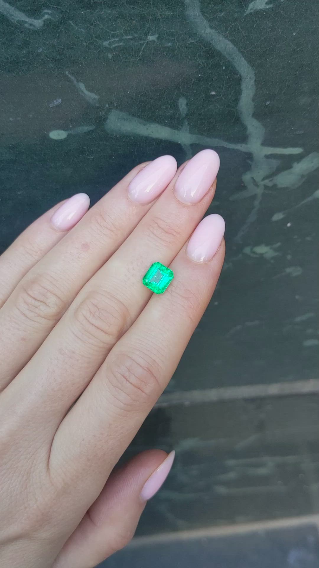 1.80 Ct. Emerald from Colombia Size Video