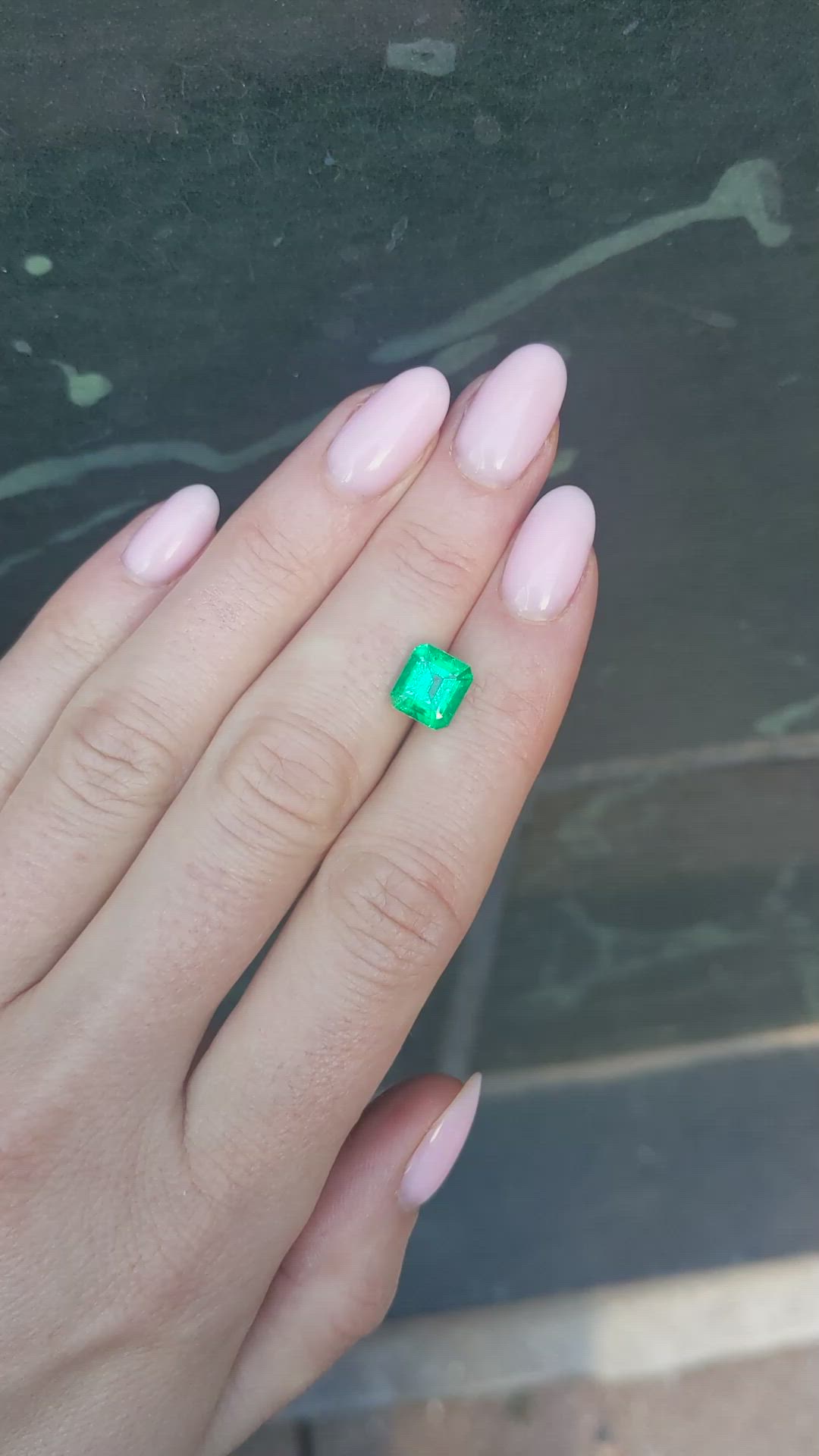1.80 Ct. Emerald from Colombia Size Video