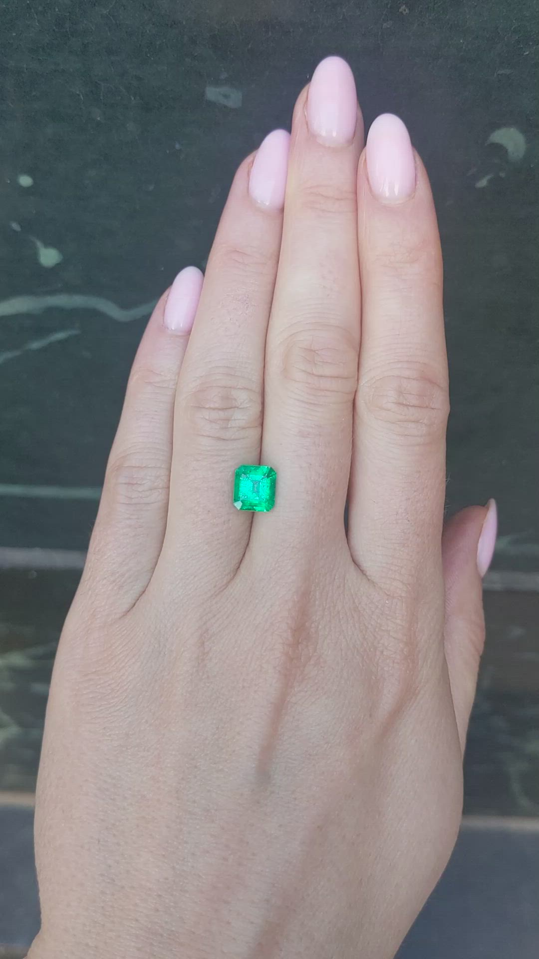 1.80 Ct. Emerald from Colombia Size Video