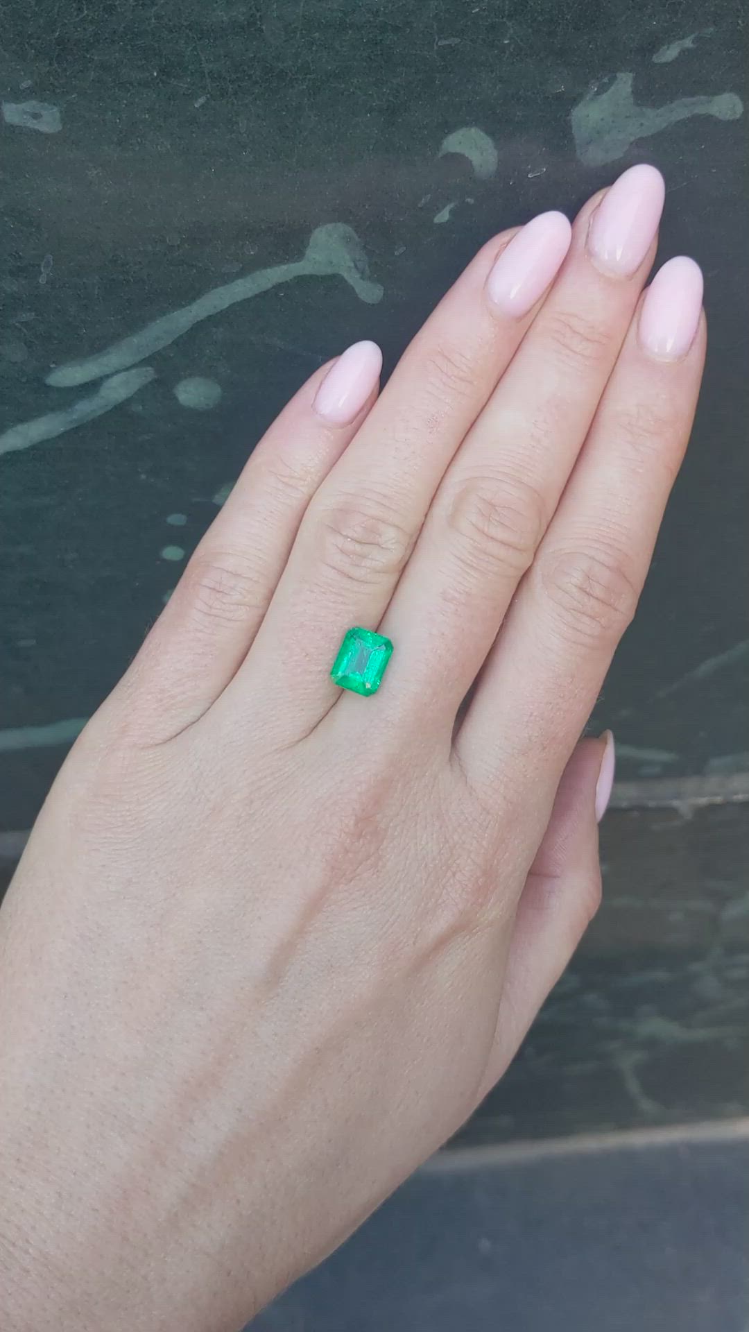 1.86 Ct. Emerald from Colombia Size Video