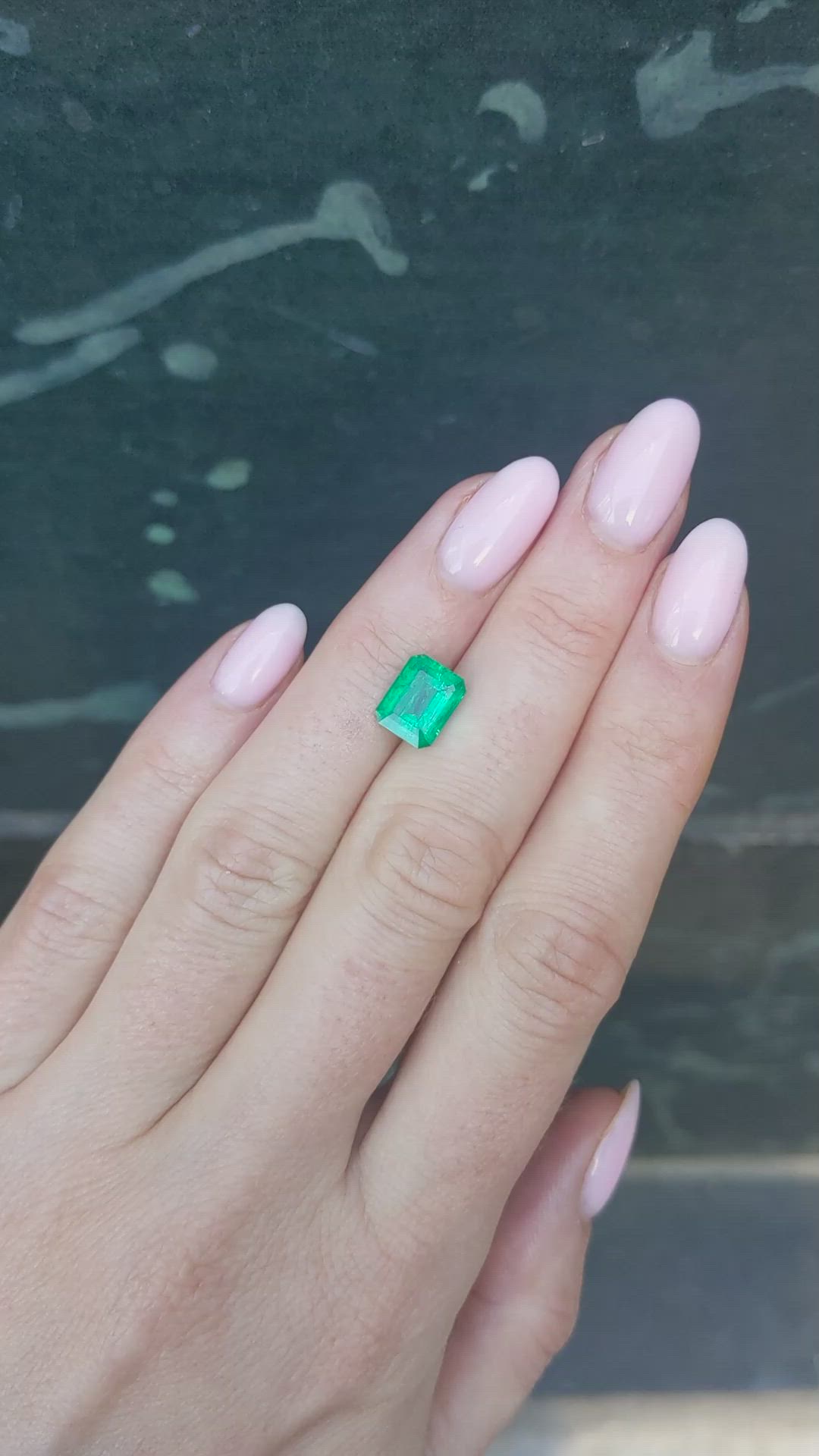 1.86 Ct. Emerald from Colombia Size Video
