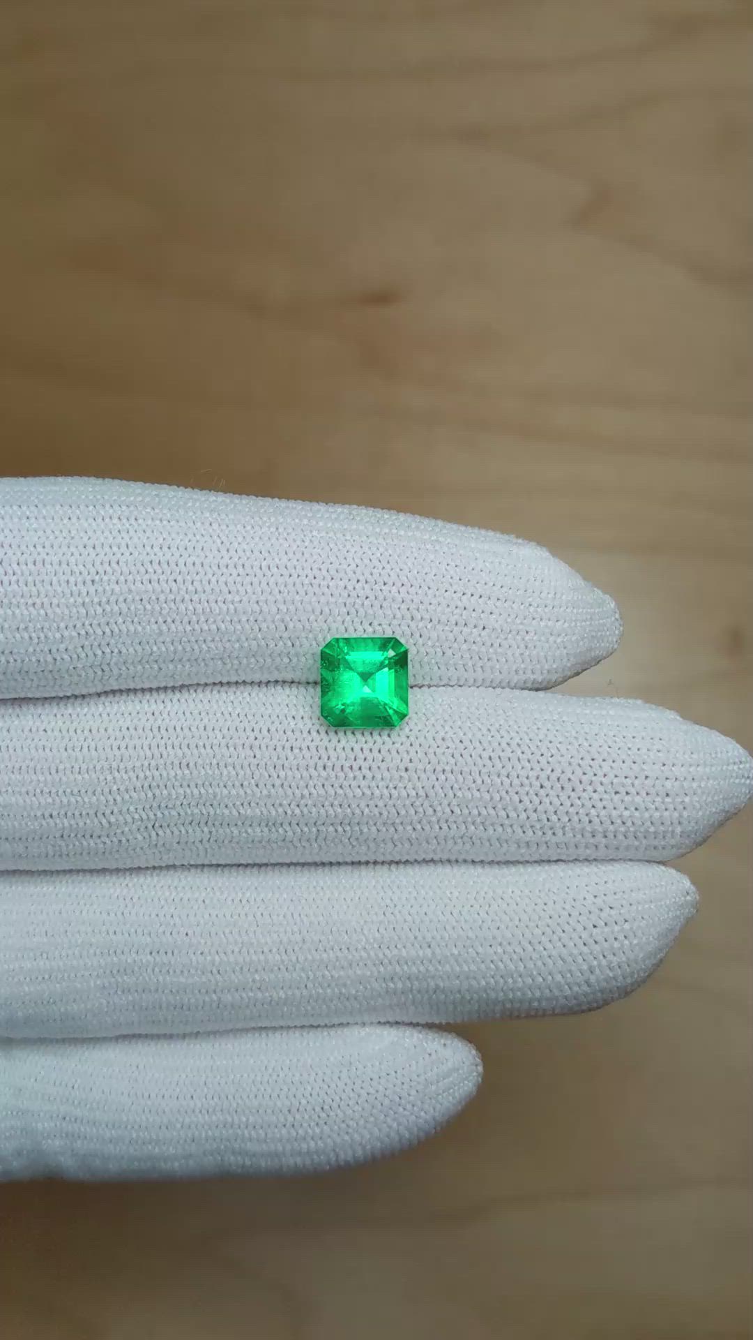 1.92 Ct. Emerald from Colombia Size Video