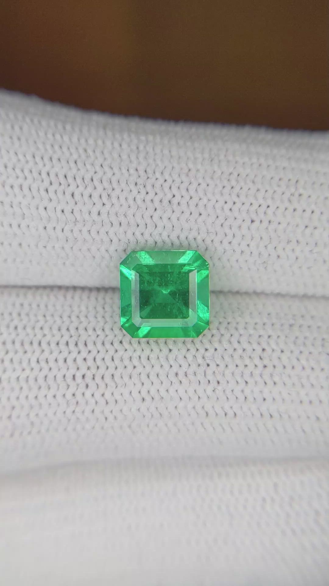 1.92 Ct. Emerald from Colombia Size Video