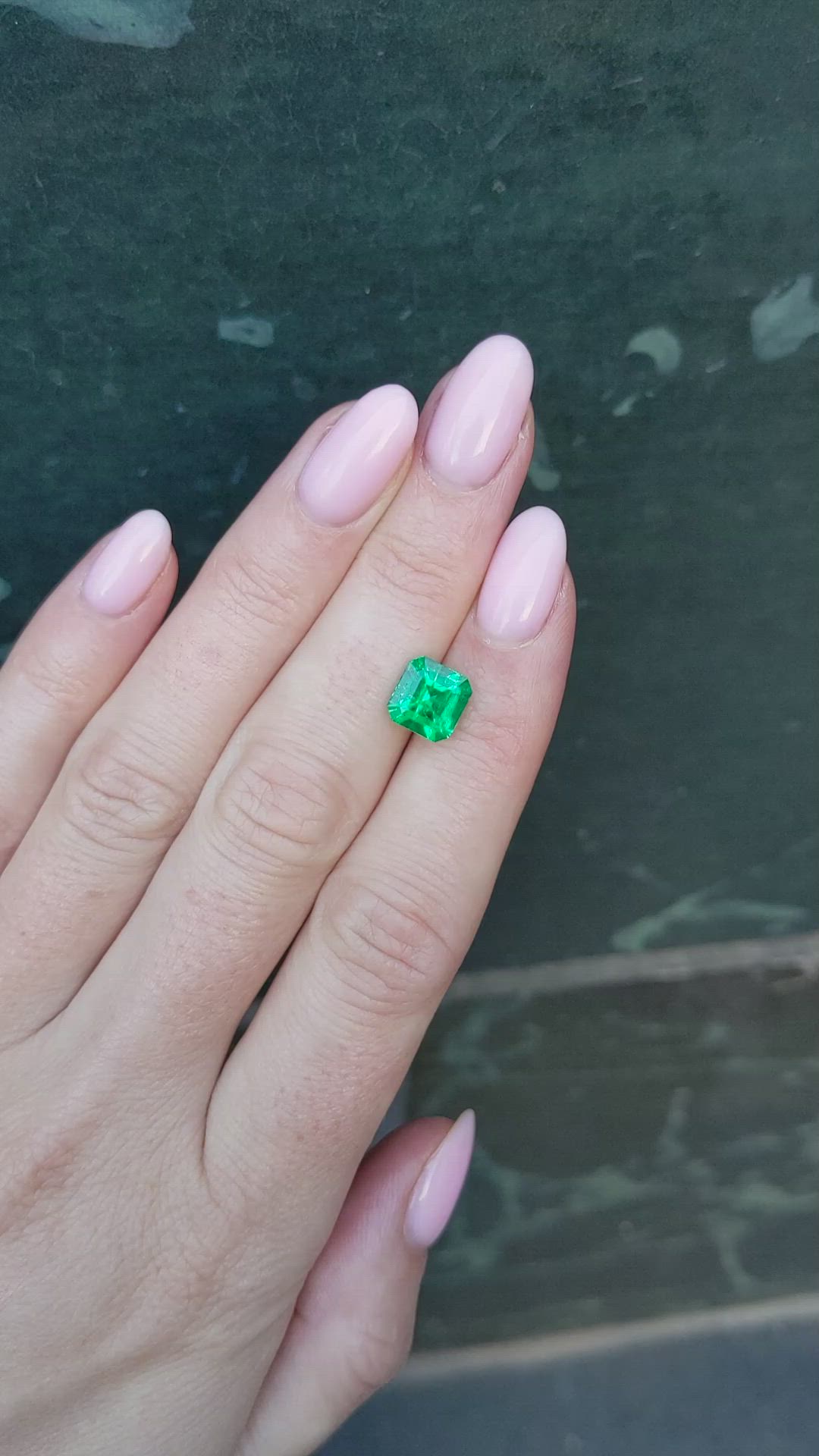 1.89 Ct. Emerald from Colombia Size Video