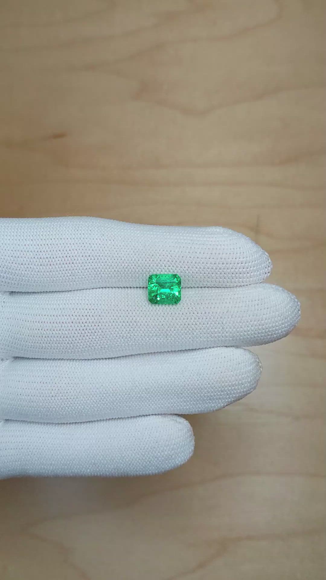 1.92 Ct. Emerald from Colombia Size Video