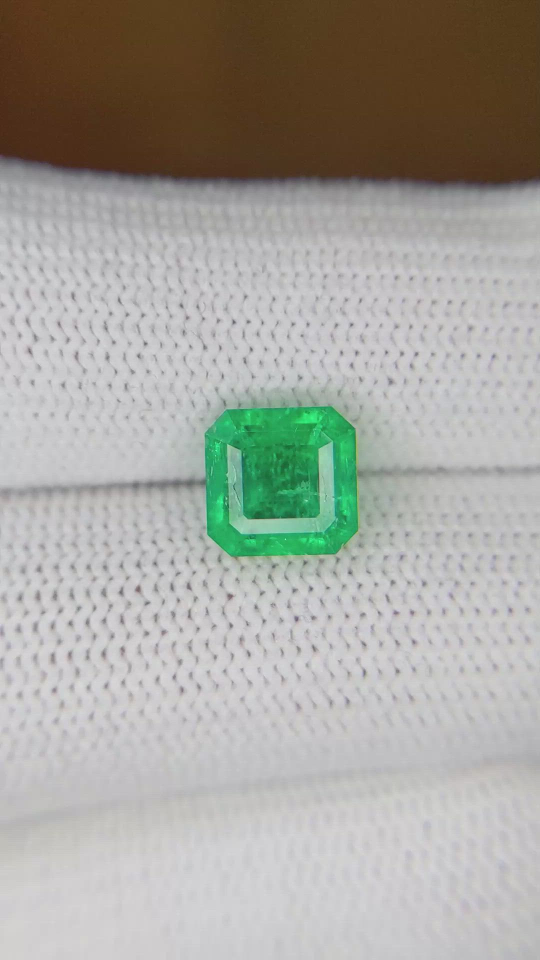 1.78 Ct. Emerald from Colombia Size Video