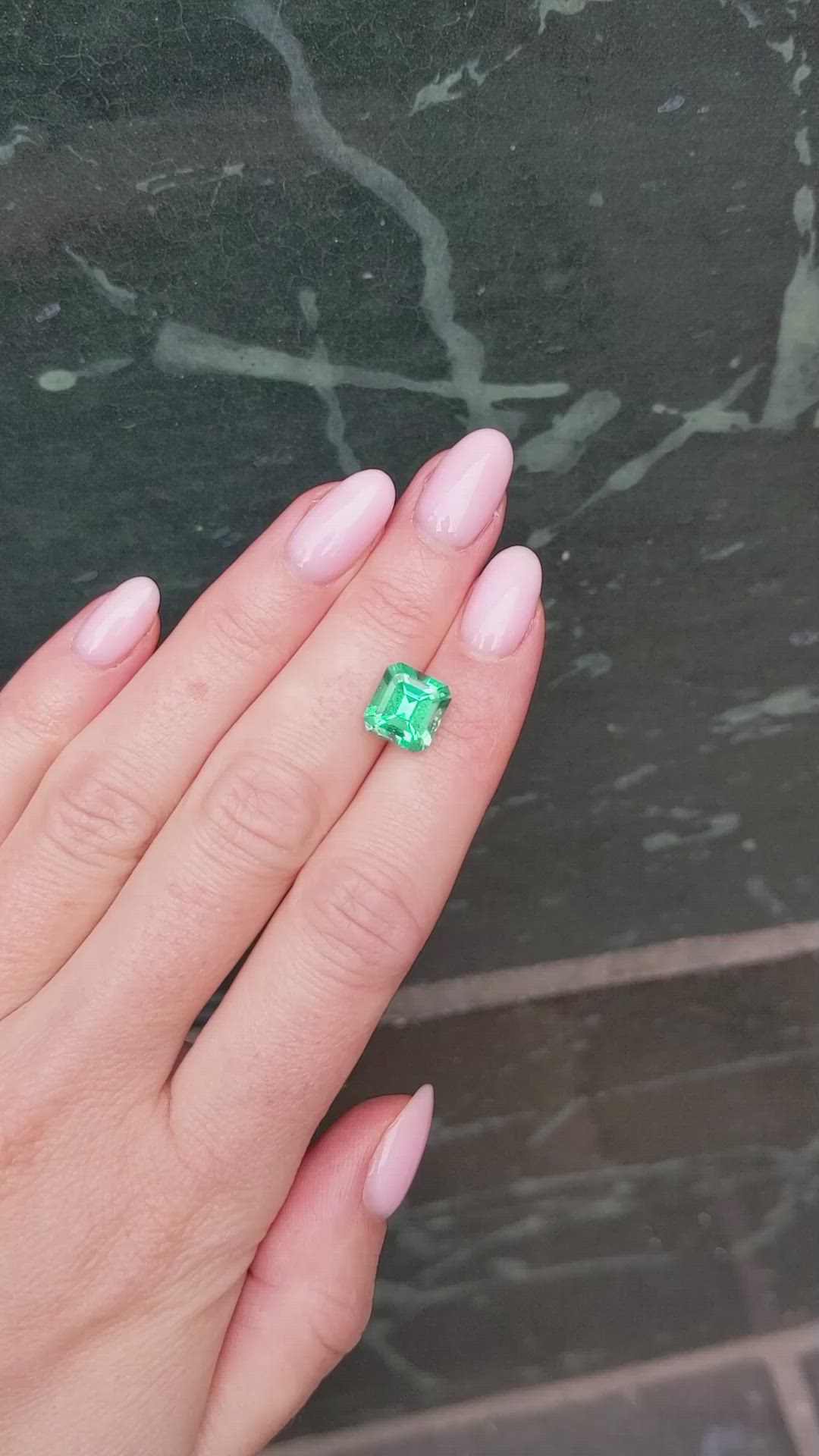 3.01 Ct. Emerald from Colombia Size Video